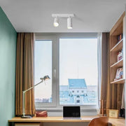 Joom Chandelier with Linear Projector 2XGU10 White LED Chandelier Προεπιλεγμένος τίτλος Alessandro Design