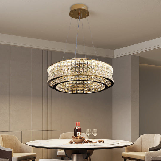Πολυέλαιος LED με τηλεχειριστήριο, LLC160/500GD, κρύσταλλο και μέταλλο, 54W, ρυθμιζόμενο, ρυθμιζόμενο ύψος, δροσερό/θερμό/ουδέτερο φως, πολυέλαιοι φωτισμού LED πολυτελείας με τηλεχειριστήριο Προεπιλεγμένος τίτλος Alessandro Design
