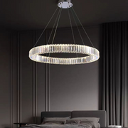 Πολυέλαιος LED με Τηλεχειριστήριο LLC130/1CH, κρύσταλλο και μέταλλο, 31W, 1 κύκλος, ρυθμιζόμενο, ρυθμιζόμενο ύψος, κρύο/θερμό/ουδέτερο φως, πολυέλαιος φωτισμός LED με τηλεχειριστήριο προεπιλεγμένος τίτλος Alessandro Design