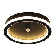 Πολυέλαιος LED με αισθητήρα κίνησης PS500BK, 28W, Κρύο/Ζεστό/Ουδέτερο φως, Μαύροι πολυέλαιοι LED Προεπιλεγμένος τίτλος Alessandro Design