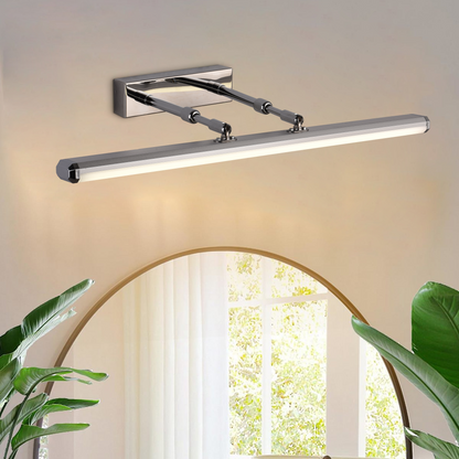 Φωτιστικό τοίχου BALATON LED, 10W, γραμμικό, Ζεστό/Ουδέτερο/Κρύο φως, Γυαλιστερό Chrome Εσωτερικά φώτα τοίχου Προεπιλεγμένος τίτλος Alessandro Design