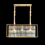 Crystal Chandelier, CC1676/650X200GD, 3xE14, Shiny Gold, Ρυθμιζόμενο ύψος, Metal and Crystal Crystal Chandeliers Προεπιλεγμένος τίτλος Alessandro Design