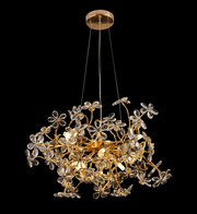 AURAFLOR Magno Crystal Chandelier, 9x G9, Chrome and Crystals, 55cm, Ρυθμιζόμενο ύψος Crystal Chandeliers Προεπιλεγμένος τίτλος Alessandro Design