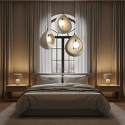 FOAMER Modern Chandelier, 35 cm, Suspended, 1 X E27, White, Metal and Foam, Adjustable Height Modern Chandeliers Προεπιλεγμένος τίτλος Alessandro Design