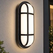 Φωτιστικό τοίχου LED εξωτερικού χώρου AX321/162BK, IP65, Μαύρο