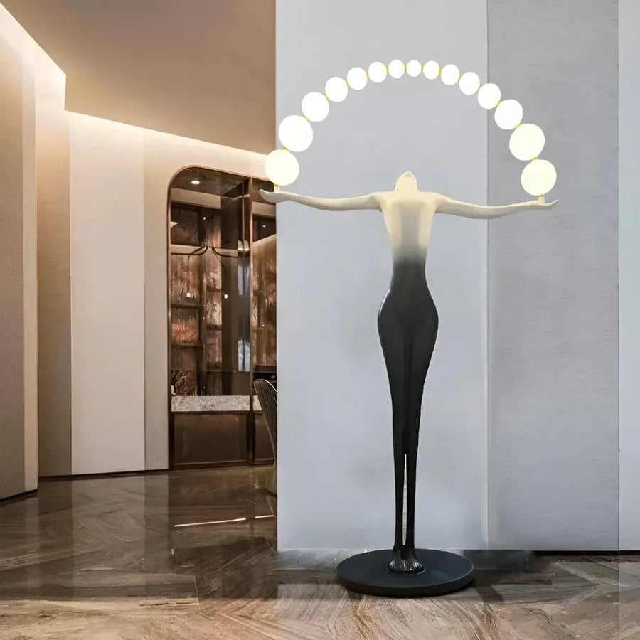 Φωτιστικό δαπέδου Anatolio LED 24W 4000KMetal Black Veioze & Φωτιστικό δαπέδου Προεπιλεγμένος τίτλος Alessandro Design