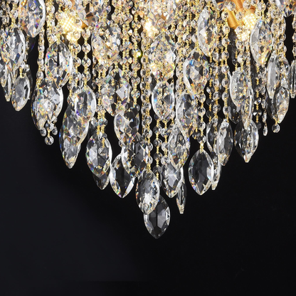 Crystal Candelabra CC9313/12FGD, 12x E14, Διάμετρος 50cm, Gold Crystal Candelabra Προεπιλεγμένος τίτλος Alessandro Design