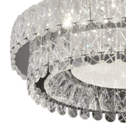 Πολυέλαιος LED με Τηλεχειριστήριο, LLC153/500CH, κρύσταλλο και μέταλλο, 59W, 1 κύκλος, με δυνατότητα ρύθμισης ρύθμισης ύψους, κρύο/θερμό/ουδέτερο φως, πολυέλαιοι φωτισμού LED με τηλεχειριστήριο Προεπιλεγμένος τίτλος Alessandro Design