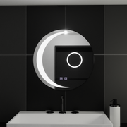 LED Στρογγυλός καθρέφτης, 60cm, Orbis Touch, Σύστημα Demister, Dimmable Mirrors Korman E Προεπιλεγμένος τίτλος Alessandro Design