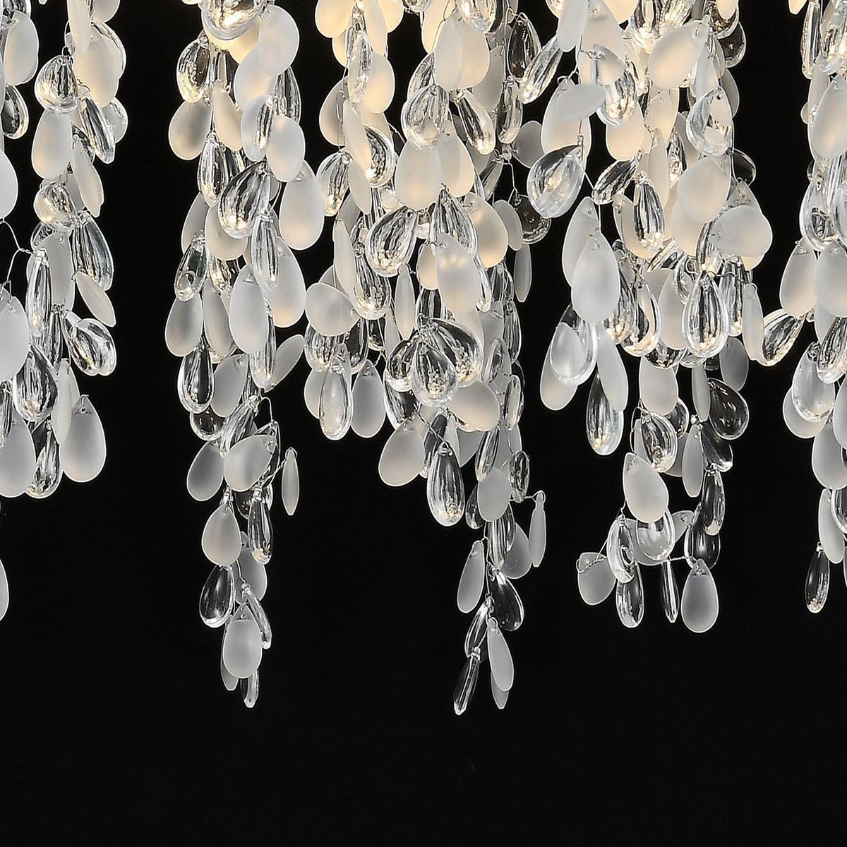 Crystal Candelabra WILLOW, 9x E14, Διάμετρος 50cm, Chrome Crystal Candelabra Προεπιλεγμένος τίτλος Alessandro Design