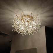 Crystal Chandelier GLOWRIA Eleganza, 6x E14, Diameter 50cm, Gold Crystal Chandeliers Προεπιλεγμένος τίτλος Alessandro Design