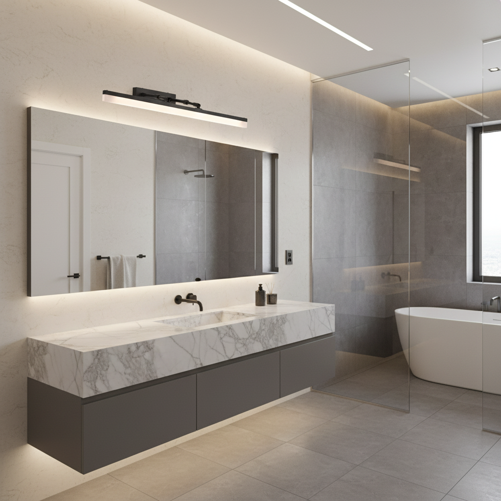 Φωτιστικό τοίχου LED, MALAWI, 6W, γραμμικό, Θερμό/Ουδέτερο/Κρύο φως, Μαύρα εσωτερικά φώτα τοίχου Προεπιλεγμένος τίτλος Alessandro Design