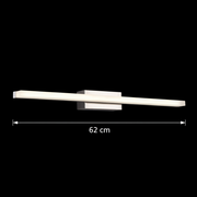 Φωτιστικό τοίχου LED, COMO, 7W, γραμμικό, Ζεστό/Ουδέτερο/Κρύο φως, Χρώμιο Φώτα τοίχου εσωτερικού χώρου Προεπιλεγμένος τίτλος Alessandro Design