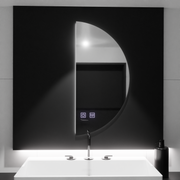 Καθρέφτης LED FELHOLD Crescent, 220x110cm, Touch System, Cold Light 6000K, Dimmable