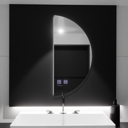 Καθρέφτης LED FELHOLD Crescent, 220x110cm, Touch System, Cold Light 6000K, Dimmable