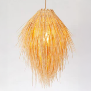 Vintage Πολυέλαιος Straw LV810, 1xE27, Rustic, 38cm, Yellow Vintage Chandeliers Προεπιλεγμένος τίτλος Alessandro Design