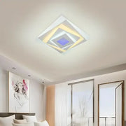 Πολυέλαιος LED NIVARA RGB 3D 40W, Κρύο/Ζεστό/Ουδέτερο φως, Λευκό