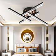 Πολυέλαιος LED με Τηλεχειριστήριο LT179/4BK, 34W, 4 Στοιχεία, Κρύο/Ζεστό/Ουδέτερο φως, Ρυθμιζόμενο, Μαύροι πολυέλαιοι LED με τηλεχειριστήριο Προεπιλεγμένος τίτλος Alessandro Design