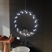 Καθρέφτης LED Touch Ivory Demist System 50X50cm Καθρέφτες Korman E Προεπιλεγμένος τίτλος Alessandro Design