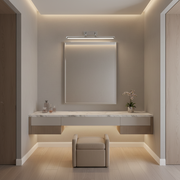 Φωτιστικό τοίχου BALATON LED, 10W, γραμμικό, Ζεστό/Ουδέτερο/Κρύο φως, Γυαλιστερό Chrome Εσωτερικά φώτα τοίχου Προεπιλεγμένος τίτλος Alessandro Design