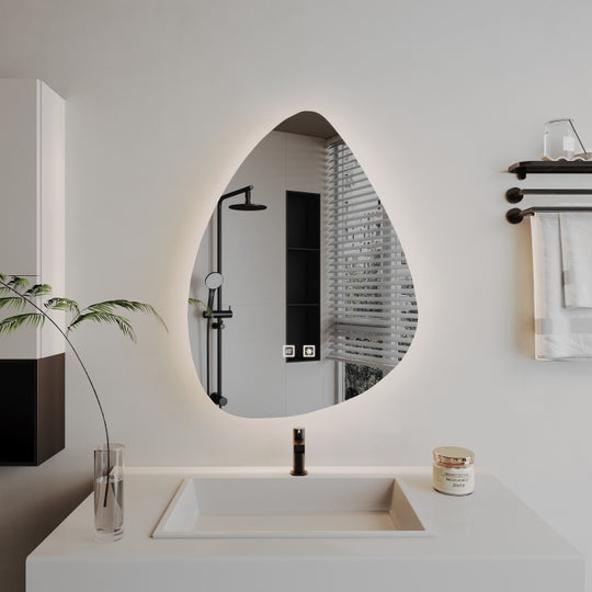 Ακανόνιστος καθρέφτης LED, Demist, 40x60cm, Z001 Basic Touch Mirrors Korman E Προεπιλεγμένος τίτλος Alessandro Design