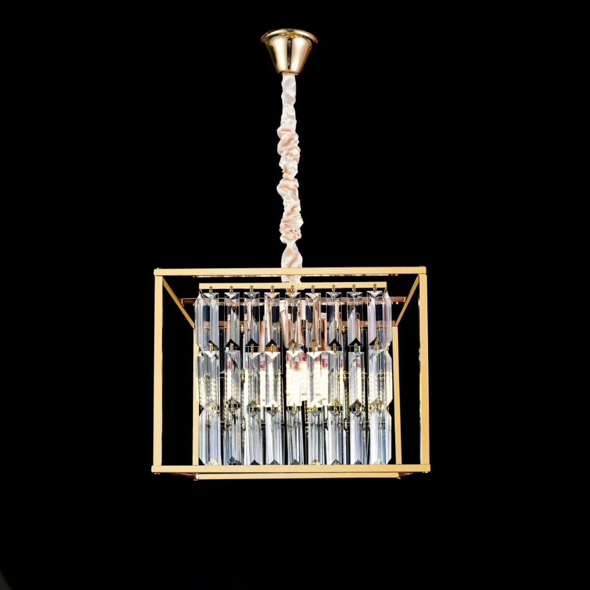 Petito Cristal Candelabra, 1676/350, 3xE14, Γυαλιστερό χρυσό, ρυθμιζόμενο ύψος, μέταλλο και κρύσταλλο Cristal Candelabra Προεπιλεγμένος τίτλος Alessandro Design