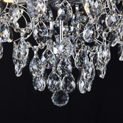 Crystal Chandelier CRYSTARA Nobile, 5x E14, Diameter 40cm, Shiny Chrome Crystal Chandeliers Προεπιλεγμένος τίτλος Alessandro Design