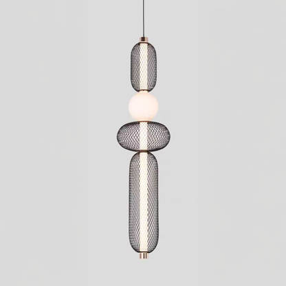 Κρεμαστός πολυέλαιος LED LM551/4BK, 24W, Light 3000/4000/6000K, Μαύρο, ρυθμιζόμενο ύψος Μοντέρνοι πολυέλαιοι Προεπιλεγμένος τίτλος Alessandro Design