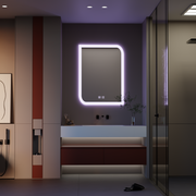 CLARIVO LED Καθρέφτης Ορθογώνιος, 14W, 60X80cm, Touch, Demister System Mirrors Korman E Προεπιλεγμένος τίτλος Alessandro Design