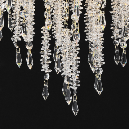 Crystal Chandelier STROZZI Eleganza 5xE14, Diameter 50cm, Gold Crystal Chandeliers Προεπιλεγμένος τίτλος Alessandro Design