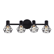 Chandelier with Shade, GRACIE, Diamond, 4xE14, Black, Metal Classic Chandeliers Προεπιλεγμένος τίτλος Alessandro Design