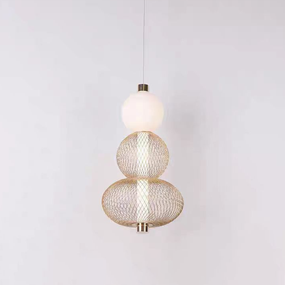 Κρεμαστός πολυέλαιος LED LM550/3GD, 12W, Light 3000/4000/6000K, Χρυσός Μοντέρνοι Πολυέλαιοι Προεπιλεγμένος τίτλος Alessandro Design