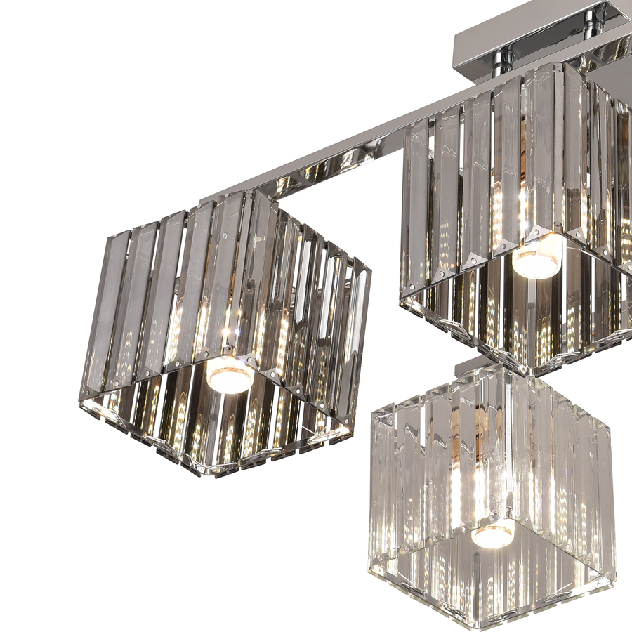 Georgian Chandelier, LC115/6, 6x E27, Chrome, Metal Classic Chandeliers Προεπιλεγμένος τίτλος Alessandro Design