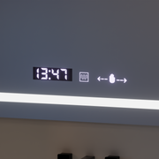 Ορθογώνιος καθρέφτης LED, 120x80cm, Eclat MotionGlow Marcello, Σύστημα αποθαμβώματος, Ρολόι & Θερμόμετρο, Καλλυντικός Μεγεθυντικός φακός, Dimable Marcello Mirrors Προεπιλεγμένος τίτλος Alessandro Design