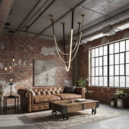 Modern Chandelier, LED, ARIA Largo, 31W, Warm light, Black Modern Chandeliers Προεπιλεγμένος τίτλος Alessandro Design