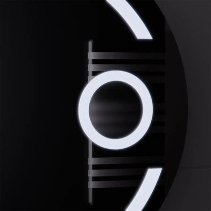 Στρογγυλός καθρέφτης LED, 60 cm, Visio MotionGlow Marcello, Σύστημα αποθαμβώματος, Ρολόι & Θερμόμετρο, Καλλυντικός Μεγεθυντικός φακός, Καθρέφτες με δυνατότητα ρύθμισης ρύθμισης Marcello Προεπιλεγμένος τίτλος Alessandro Design