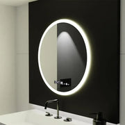 LED Στρογγυλός καθρέφτης, 70 cm, Elysee MotionGlow Marcello, Σύστημα αποθαμβώματος, Ρολόι & Θερμόμετρο, Καθρέφτες Dimabila Marcello Προεπιλεγμένος τίτλος Alessandro Design