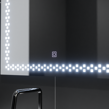Ορθογώνιος καθρέφτης LED 80x60cm Stella Basic Touch Mirrors Korman C Προεπιλεγμένος τίτλος Alessandro Design