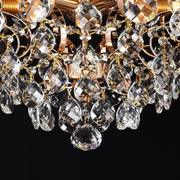 Crystal Chandelier CRYSTARA Nobile, 5x E14, Diameter 40cm, Shiny Gold Crystal Chandeliers Προεπιλεγμένος τίτλος Alessandro Design
