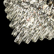 Crystal Chandelier FLORENCE Eleganza, 9x E14, Διάμετρος 50cm, Γυαλιστερό Chrome, Ρυθμιζόμενο ύψος Crystal Chandeliers Προεπιλεγμένος τίτλος Alessandro Design