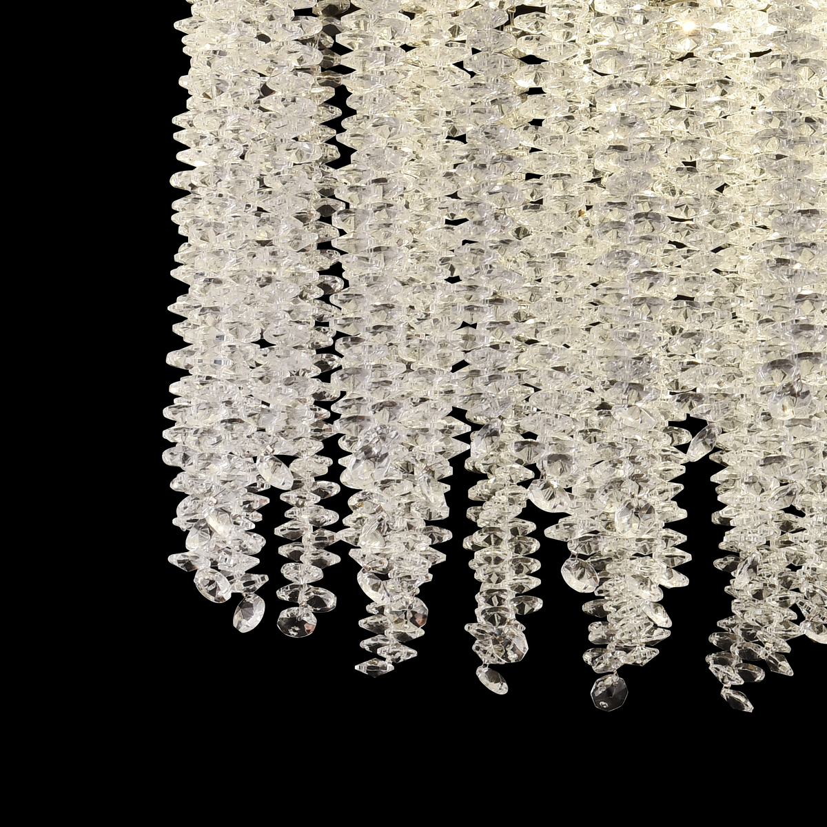 Crystal LED Chandelier LLC215/400WH Στρογγυλός, 22W, Δροσερό/Ζεστό/Ουδέτερο φως, Κρύσταλλο, Χρυσός κρύσταλλος Πολυέλαιοι Προεπιλεγμένος τίτλος Alessandro Design