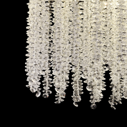 Crystal LED Chandelier LLC215/400WH Στρογγυλός, 22W, Δροσερό/Ζεστό/Ουδέτερο φως, Κρύσταλλο, Χρυσός κρύσταλλος Πολυέλαιοι Προεπιλεγμένος τίτλος Alessandro Design