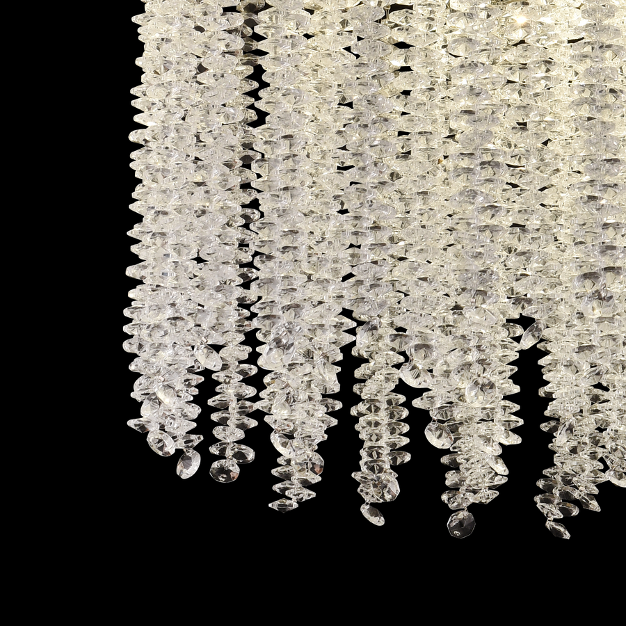 Crystal LED Chandelier LLC215/400WH Στρογγυλός, 22W, Δροσερό/Ζεστό/Ουδέτερο φως, Κρύσταλλο, Χρυσός κρύσταλλος Πολυέλαιοι Προεπιλεγμένος τίτλος Alessandro Design