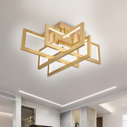 Πολυέλαιος LED με τηλεχειριστήριο 96W, 4 Στοιχεία, Κρύο/Ζεστό/Ουδέτερο φως, Ρυθμιζόμενο, Χρυσός πολυέλαιος LED με τηλεχειριστήριο Προεπιλεγμένος τίτλος Alessandro Design