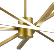 Πολυέλαιος LED με Τηλεχειριστήριο LT176/5GD, 69W, 5 Στοιχεία, Κρύο/Ζεστό/Ουδέτερο φως 3000K/4000K/6000K, Ρυθμιζόμενο, Χρυσό, Ρυθμιζόμενο ύψος, Μεταλλικοί και Ακρυλικοί πολυέλαιοι LED με Τηλεχειριστήριο Προεπιλεγμένη σχεδίαση Τίτλος A