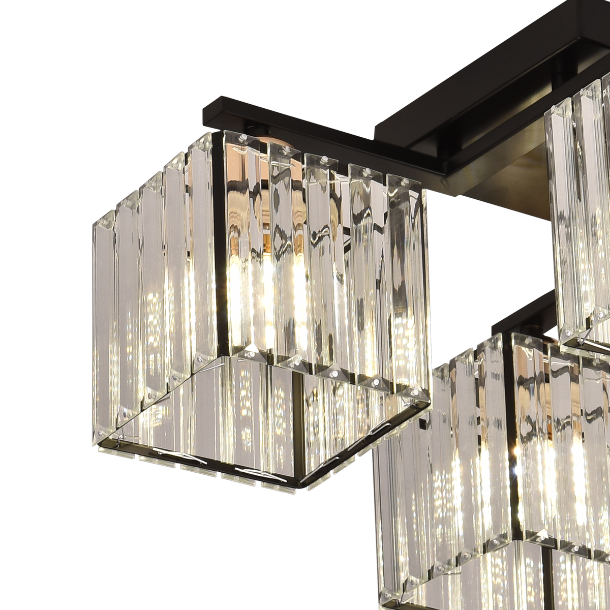 Georgian Chandelier, LC111/4BK, 4x E27, Black, Metal Classic Chandeliers Προεπιλεγμένος τίτλος Alessandro Design