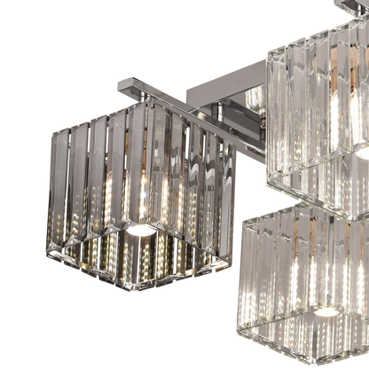 Georgian Chandelier, LC115/4, 4x E27, Chrome, Metal Classic Chandeliers Προεπιλεγμένος τίτλος Alessandro Design