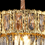 Crystal Chandelier BELVEDERE Petito 3xE14, Διάμετρος 30cm, Γυαλιστερό χρυσό, Ρυθμιζόμενο ύψος Κρυστάλλινος πολυέλαιος Προεπιλεγμένος τίτλος Alessandro Design