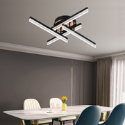 Πολυέλαιος LED με Τηλεχειριστήριο LT179/4BK, 34W, 4 Στοιχεία, Κρύο/Ζεστό/Ουδέτερο φως, Ρυθμιζόμενο, Μαύροι πολυέλαιοι LED με τηλεχειριστήριο Προεπιλεγμένος τίτλος Alessandro Design