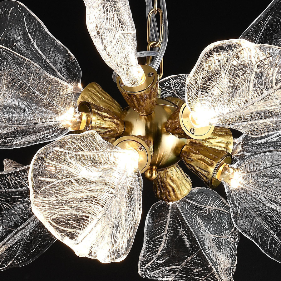 LED Resin Chandelier CM6083/D800 45W, Διάμετρος 50cm, Bronze Modern Chandeliers Προεπιλεγμένος τίτλος Alessandro Design